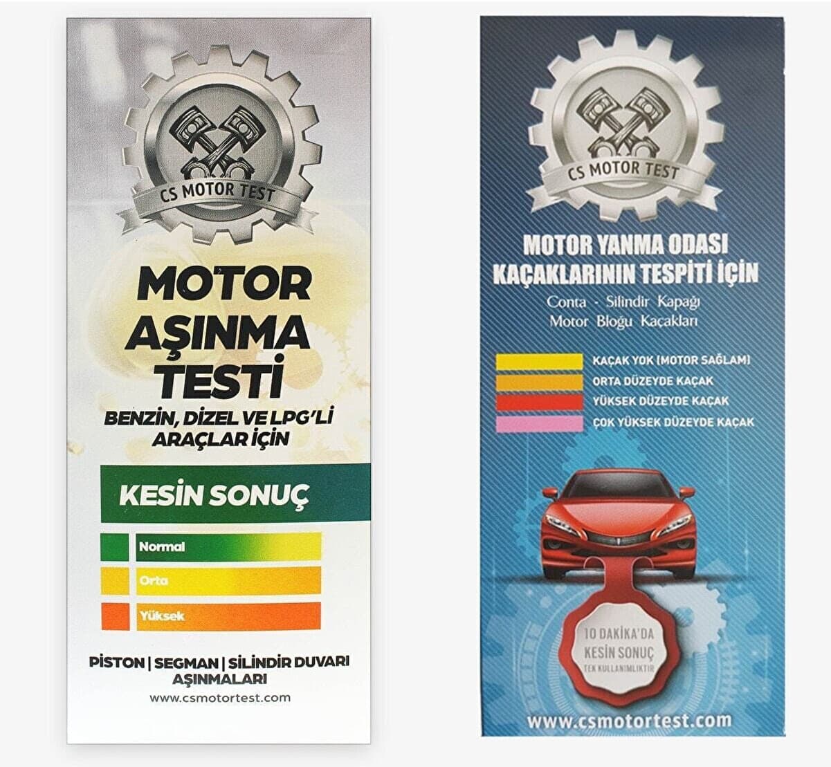 cs motor conta kaçak testi
